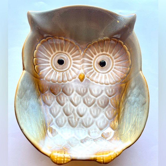 Owl Serving Bowl-Ceramic Stoneware - Picture 2 of 6